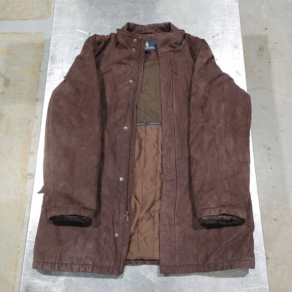 Good Condition London Fog Brown Women's Jacket Size L - Picture 1 of 3